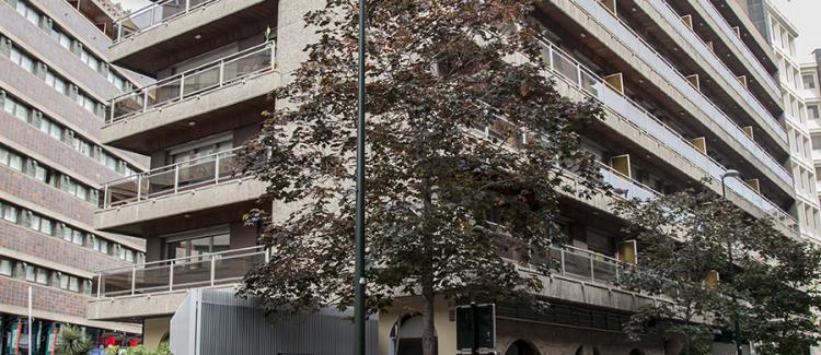 Fachada edificio oficinas y viviendas Marceliano Isabal 2, Zaragoza